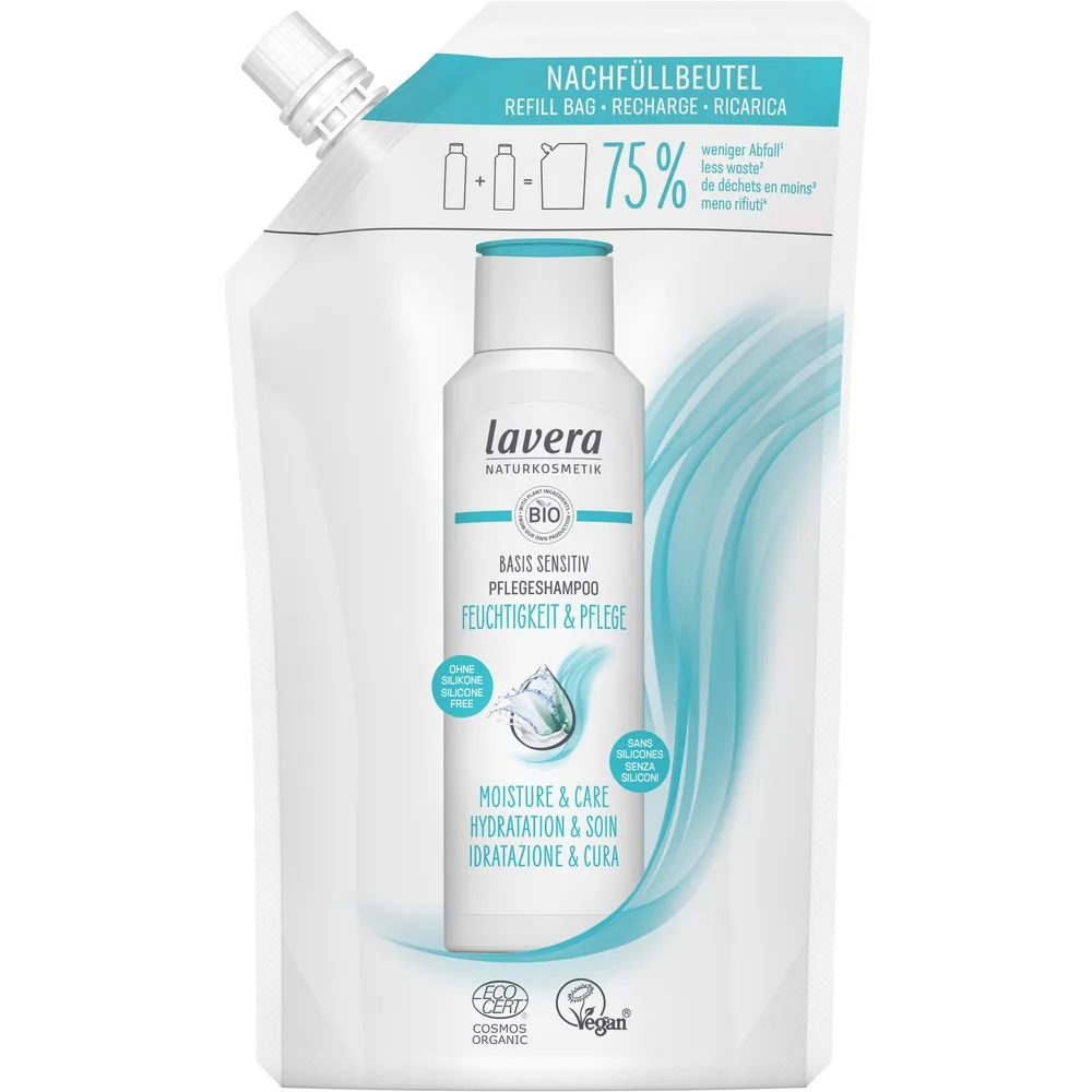 Lavera Basis Sensitiv Moisture & Care shampoo refill bag