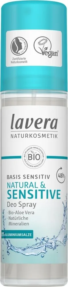lavera BASIS SENSITIV NATURAL & SENSITIVE Deo Spray 75 ml Deospray