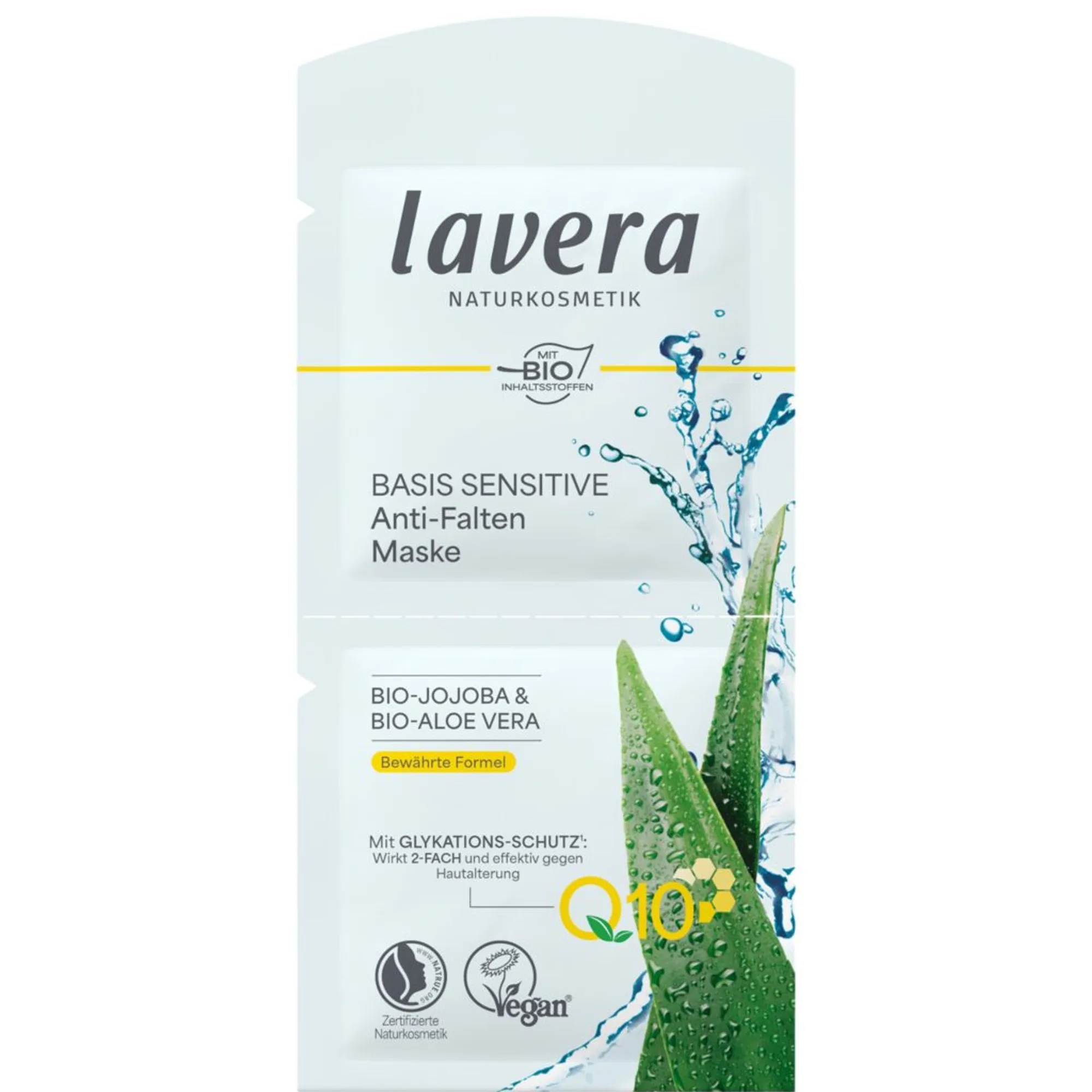 lavera Basis sensitiv anti-rynk ansiktsmask Q10 Ansiktsmask