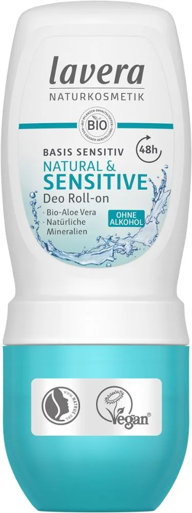 lavera Deodorant Roll-on Basis Sensitiv Natural  50 ml Körperpflege