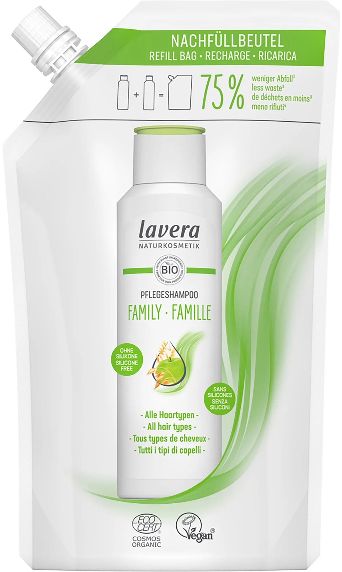 Lavera Family shampoo refill bag 500 ml