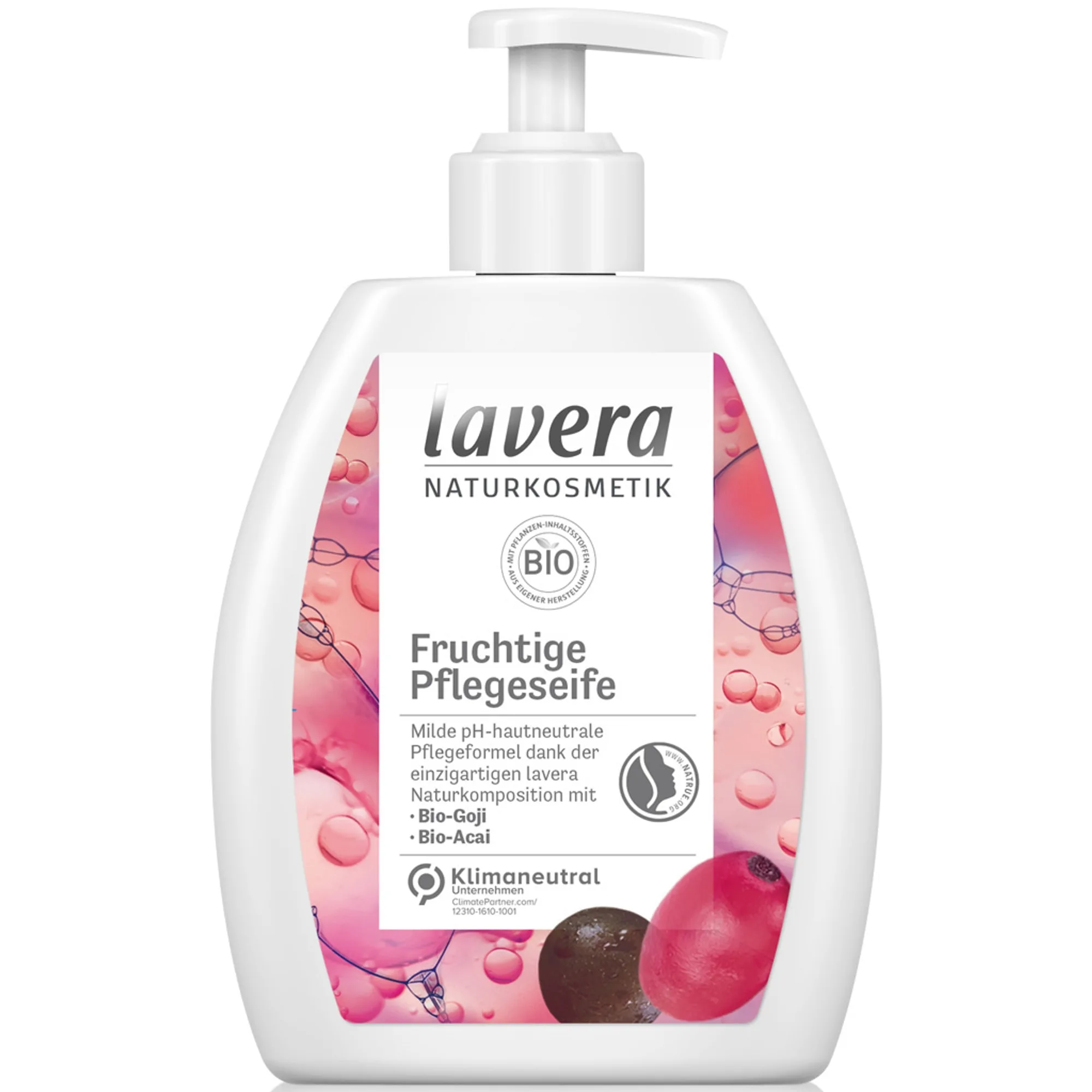lavera Fruchtig Bio-Goji & Bio-Acai Flytande tvål