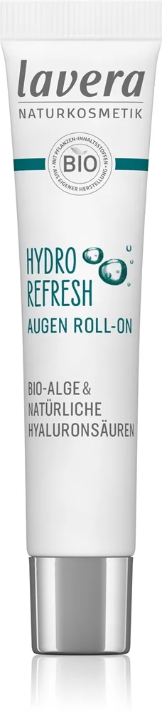 Lavera Hydro Refresh roll-on silmänympärysiholle geelimäinen rakenne 15 ml