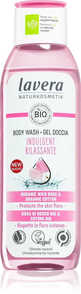 Lavera Indulgent Nærende brusege l Med roseduft 250 ml