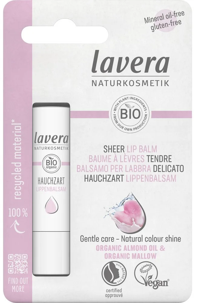 Lavera Lip Balm Sheer 4,5 g
