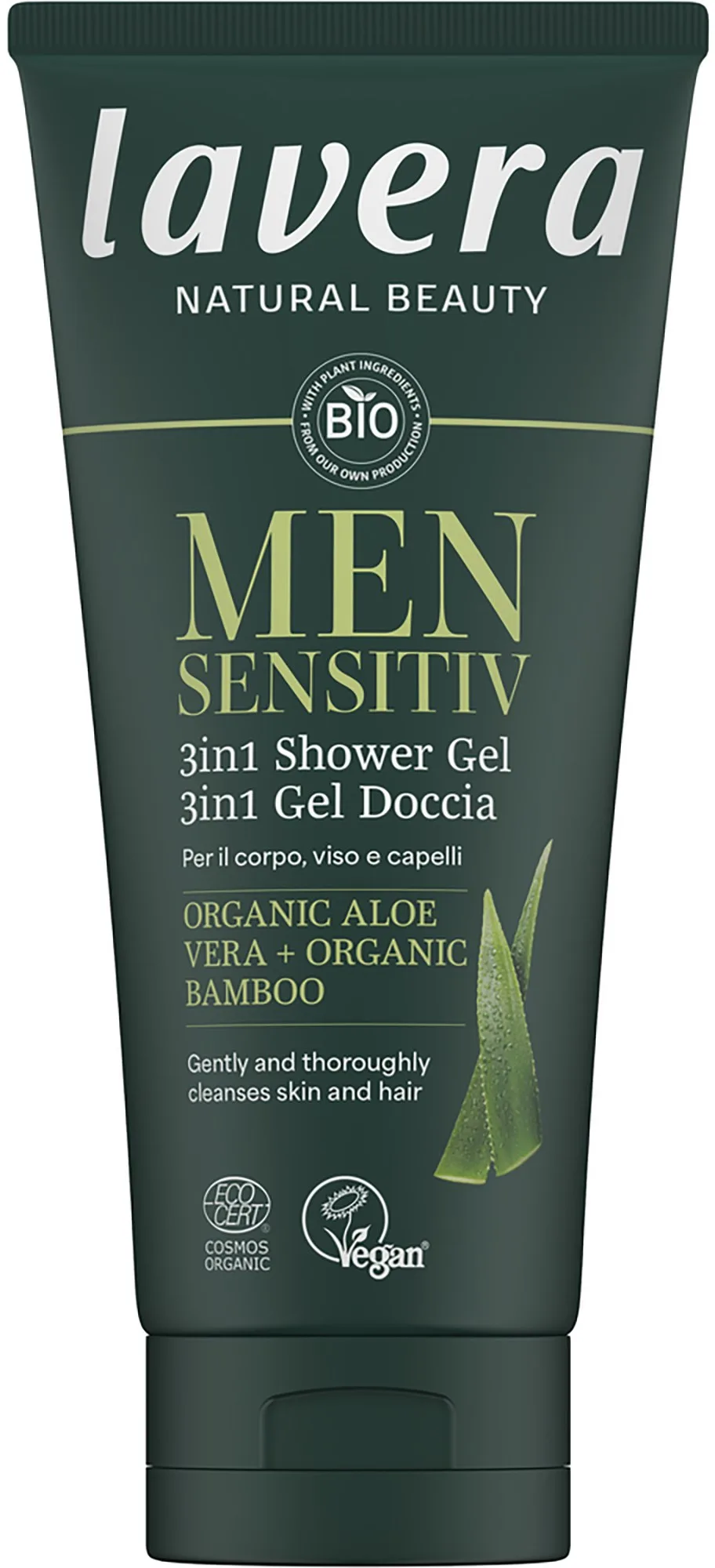 Lavera Men Sensitiv 3in1 Shower Gel - 200 ml