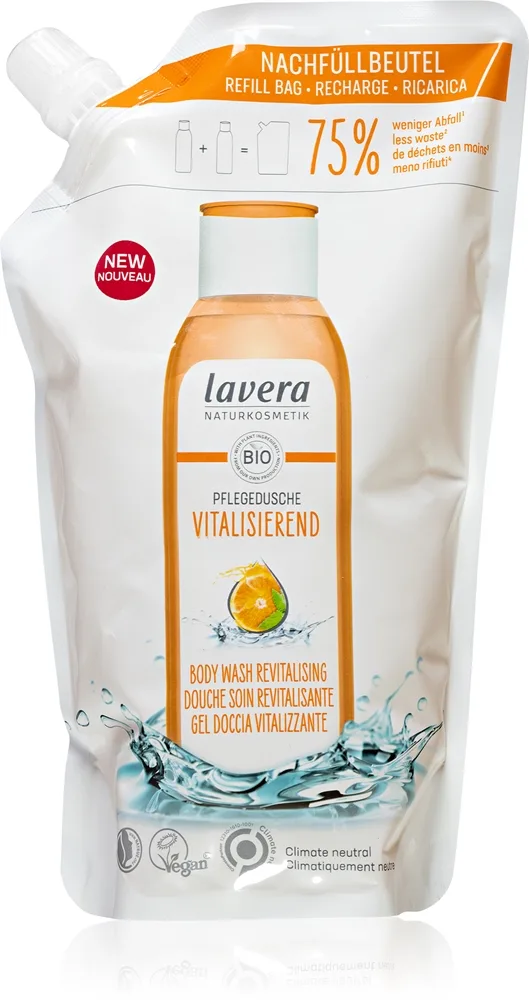 Lavera Revitalising elvyttävä suihkugeeli täyttöpakkaus 500 ml