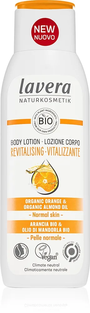 Lavera Revitalising Nærende kropslotion Orange & Almond Oil 200 ml