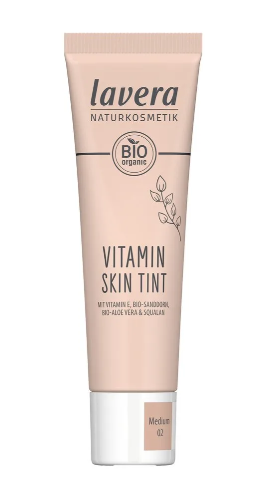 Lavera Vitamin Skin Tint vitamiinivoide kasvoille sävy 02 Medium 30 ml
