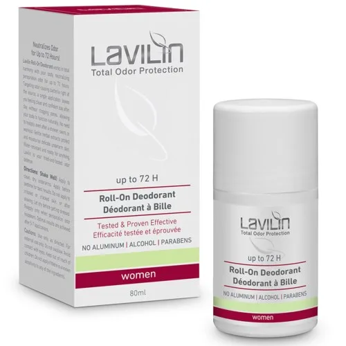 Lavilin 72 h Deodorant Roll-on For Women With Probiotics - 80 ml