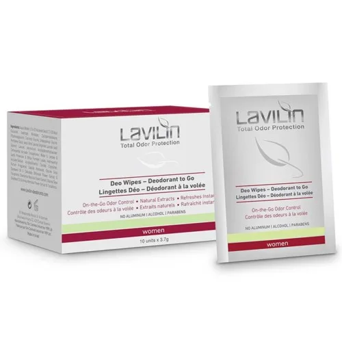 Lavilin Wipes Deodorant To Go Women 10 st