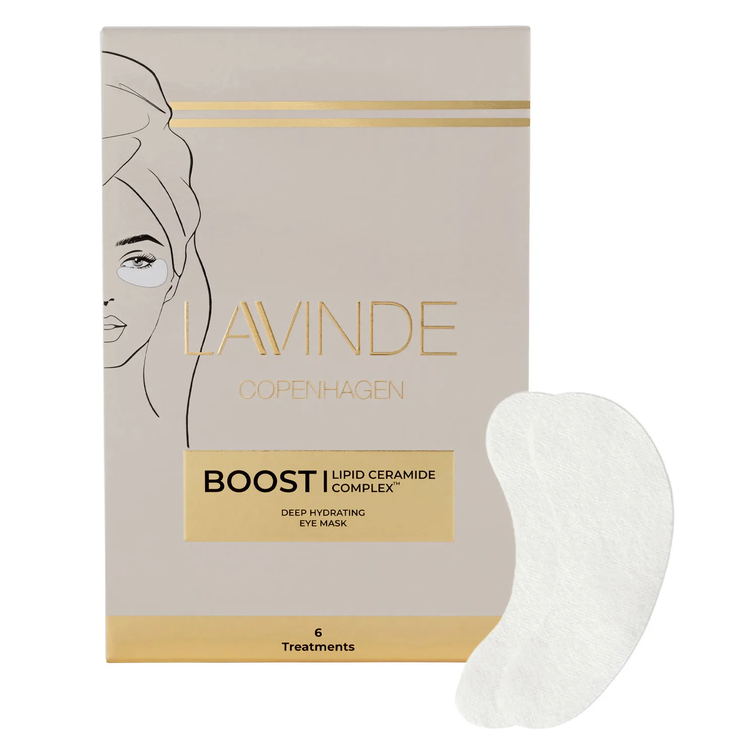 Lavinde Copenhagen BOOST - Deep Hydrating Eye Mask 6 st