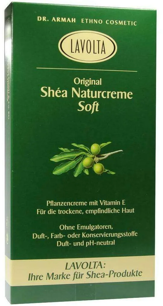 Lavolta Shea Naturcreme Soft 75 ml Creme - Bei trockener Haut