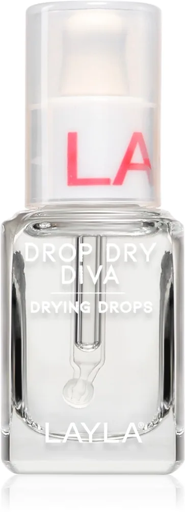 Layla Cosmetics Drop dry Diva Snabbtorkande nagellack 10 ml