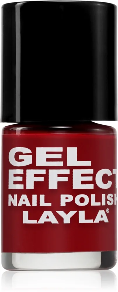 Layla Cosmetics Gel Effect Gel neglelak Skygge N.06 Power Red 10 ml