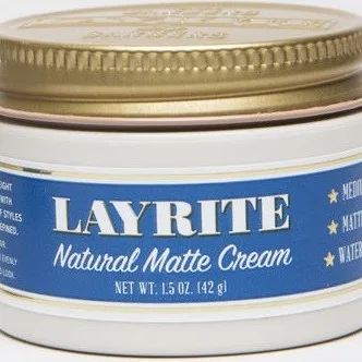 Layrite Natural Matte Cream Travel Size 42 g