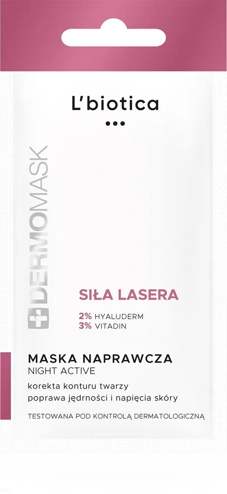 L’biotica DermoMask Night Active Intens og foryngende maske med stamceller 12 ml