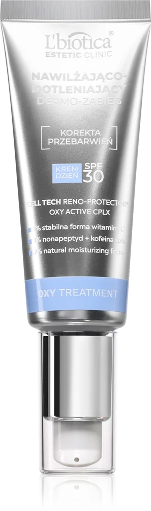 L’biotica Estetic Clinic Oxy Treatment Skyddande kräm som förbättrar syresättningen SPF 30 35 ml