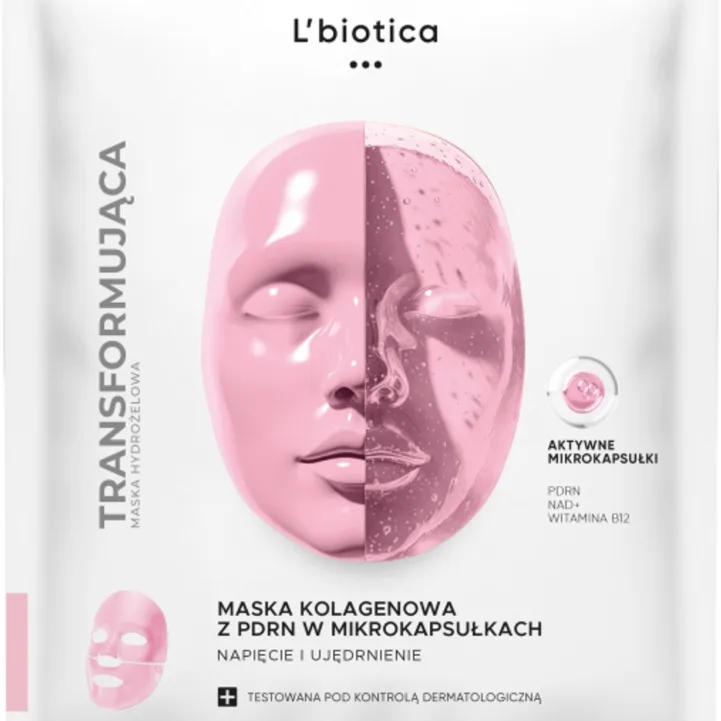 L’biotica Transforming Collagen Mask with PDRN in Microcapsules Kollagenmask med åtstramande effekt 1 st.