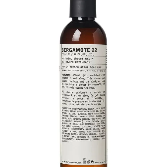 Bergamote 22 shower gel -suihkugeeli, 237ml