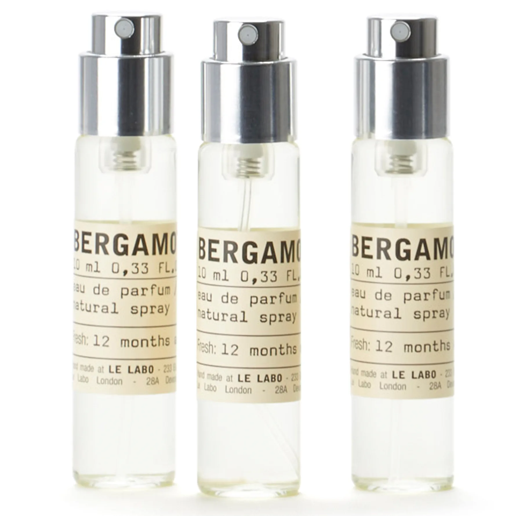 Bergamote 22 Travel Tube Eau de Parfum Refill 3 x 10 ml