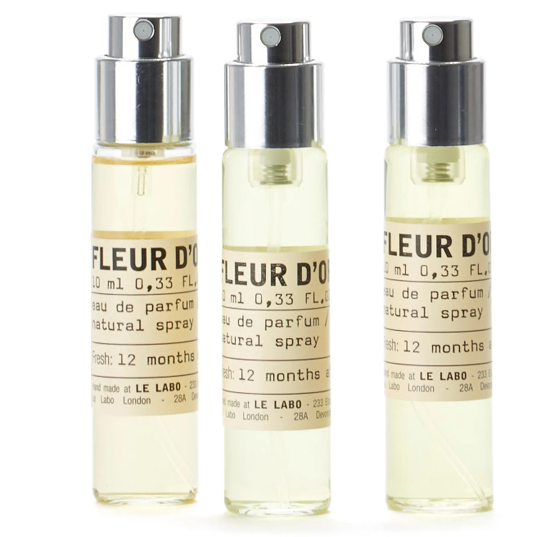 Fleur D'Oranger 27 Eau de Parfum Travel Tube Refill 3 x 10 ml