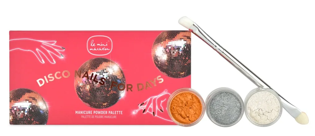 Le Mini Macaron Chrome Manicure Set Disco Nails For Days