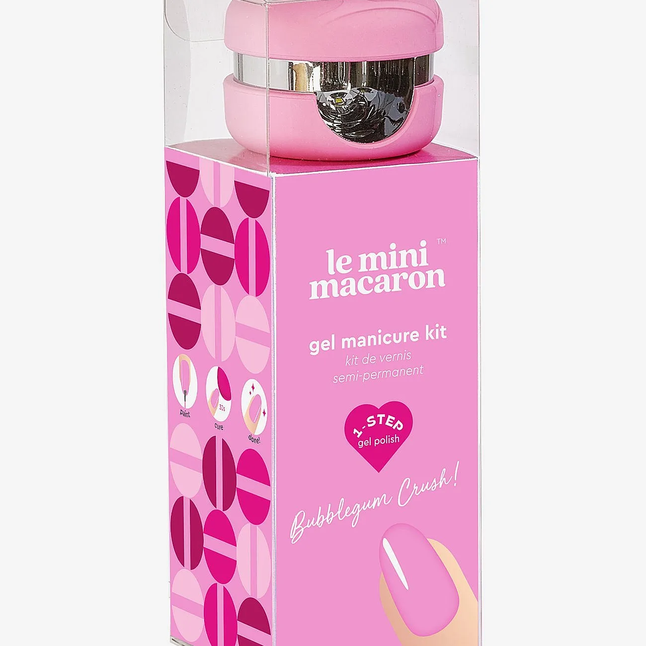 Le Mini Macaron Gel Manicure Kit Bubblegum Crush 10 ml