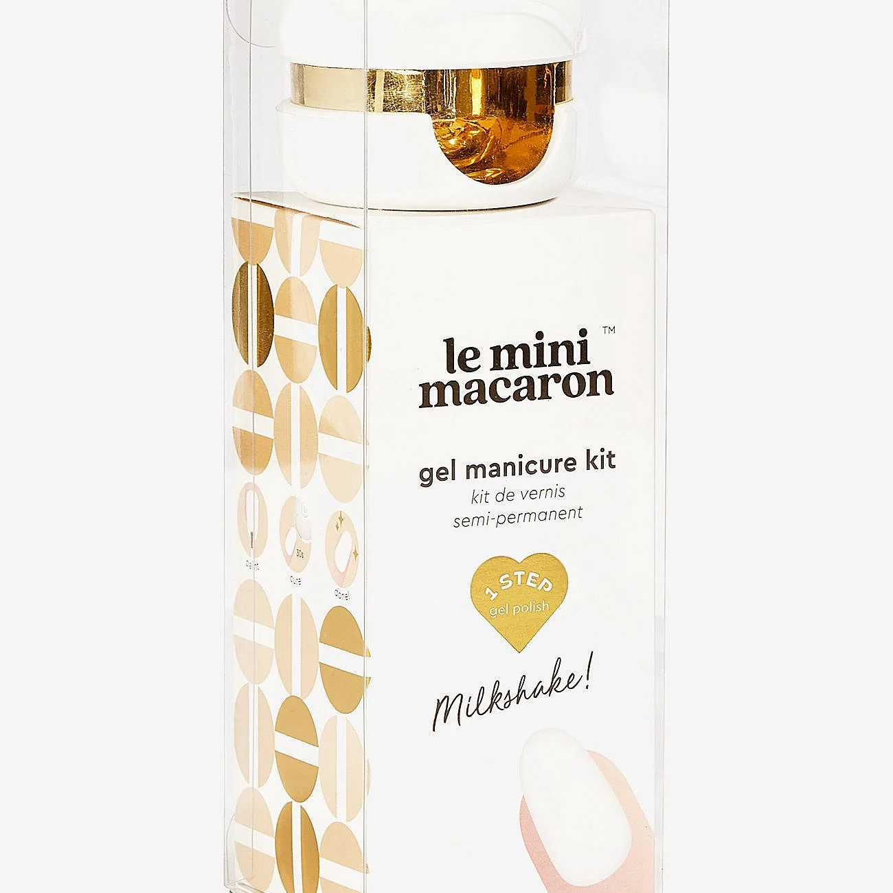 Le Mini Macaron Gel Manicure Kit Milkshake 10 ml