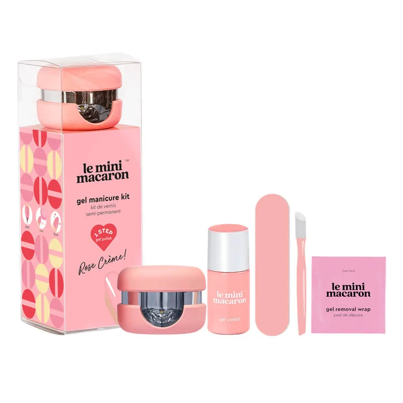 Le Mini Macaron Gel Manicure Kit Rose Creme (U) 10 ml