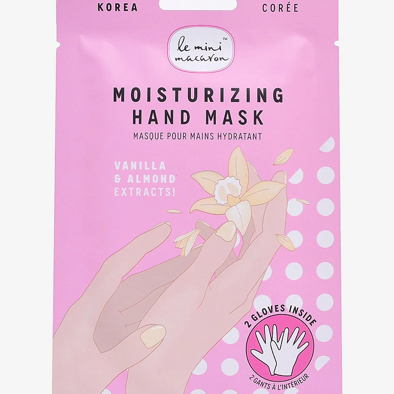 Le Mini Macaron Hand Mask Vanilla Almond - Nude - ONE SIZE