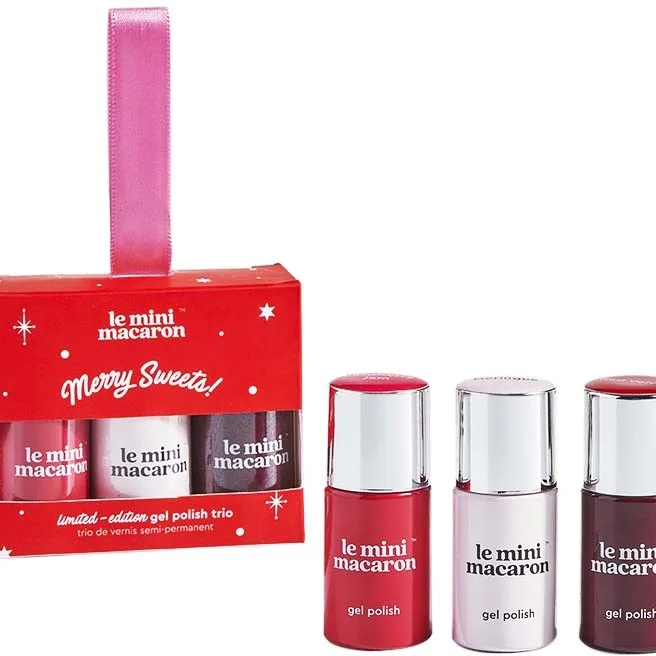 Le Mini Macaron Merry Sweets Gel Polish Trio