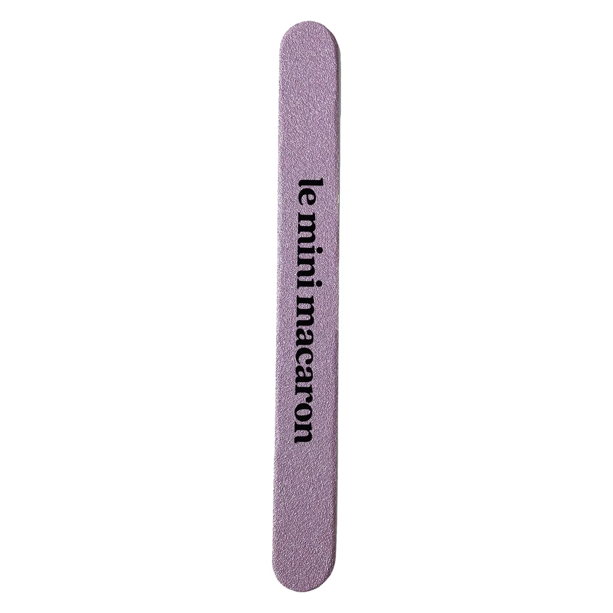 Le Mini Macaron Nail File Purple Glitter 1 kpl