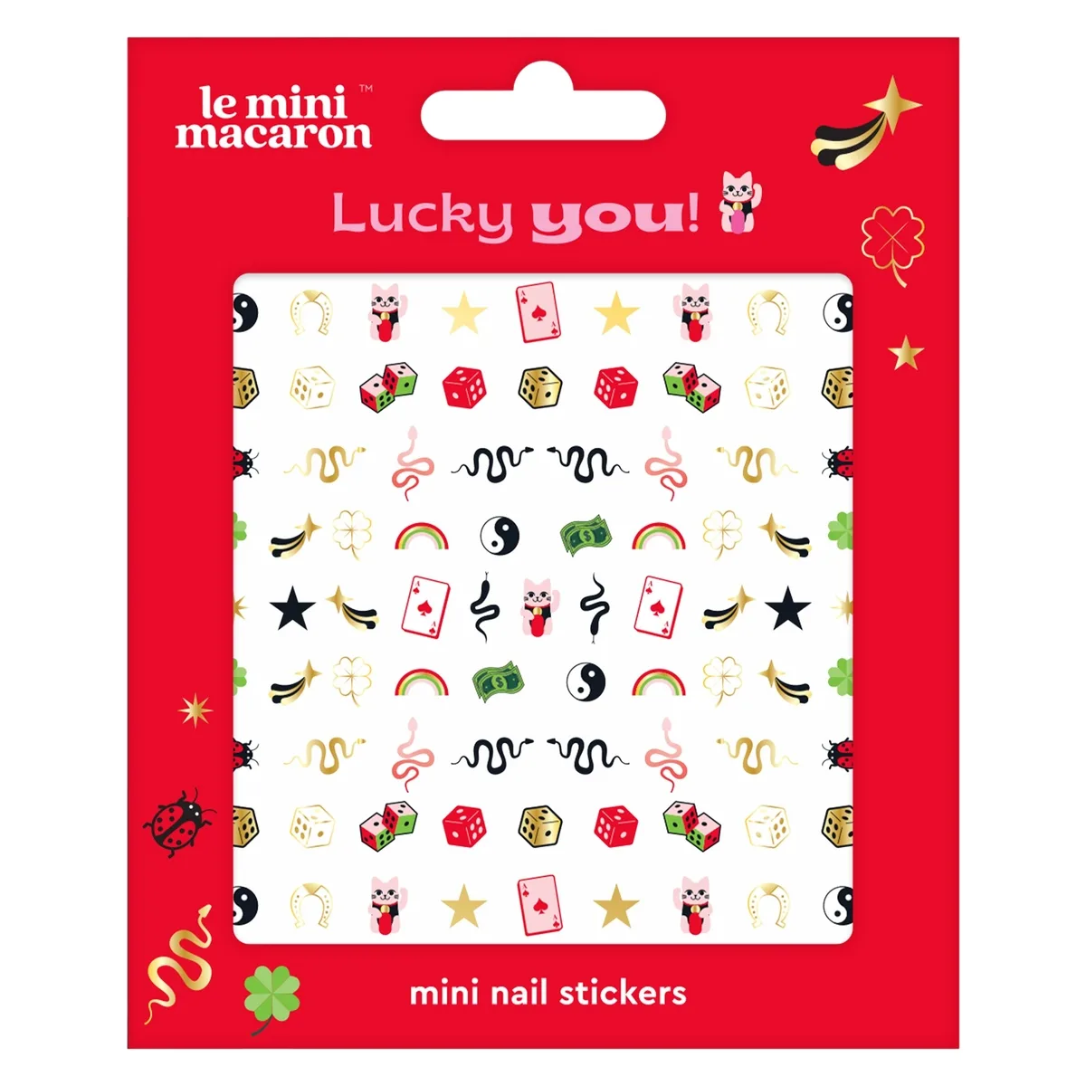 Le Mini Macaron Lucky You Mini Nail Stickers
