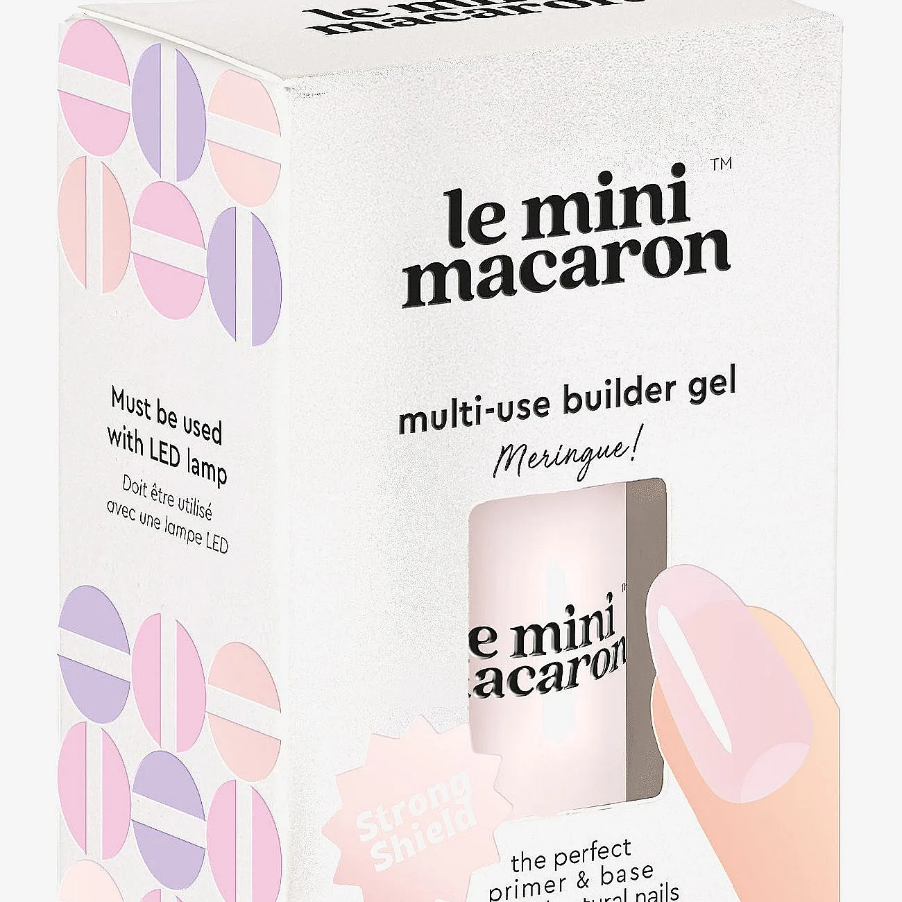 Le Mini Macaron Single Gel Polish Multi-Use Builder Gel - Pink - 8.5 ml