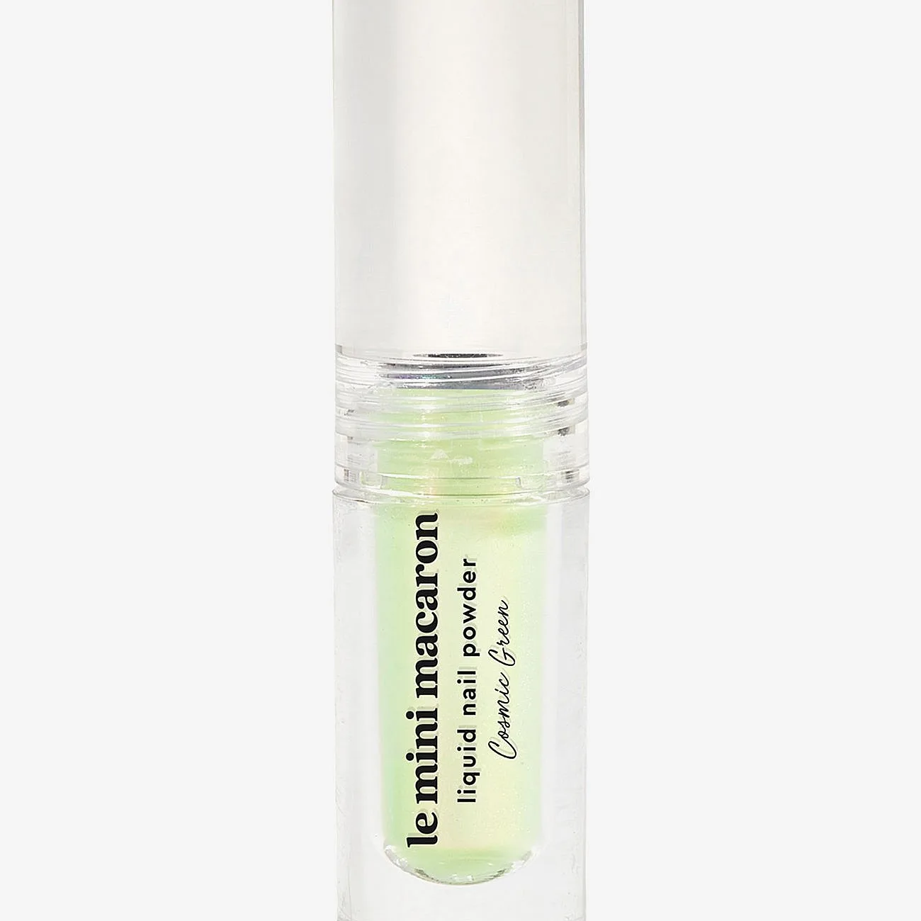 Le Mini Macaron Liquid Nail Powder 2 ml ─ Cosmic Green
