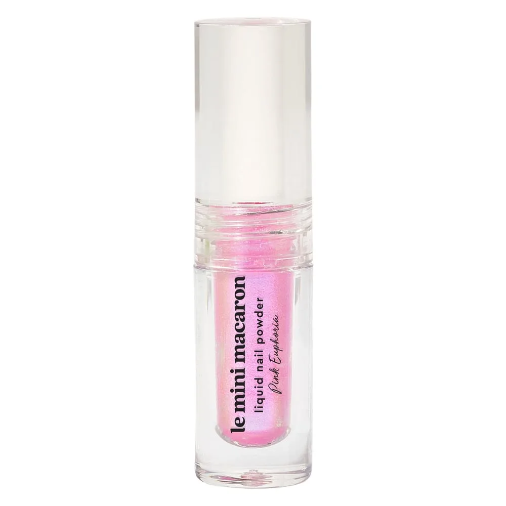 Le Mini Macaron Liquid Nail Powder 2 ml ─ Pink Euphoria