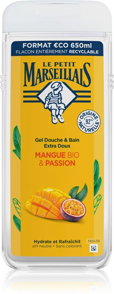 Le Petit Marseillais Mango BIO & Passion Fruit Silkig duschgel 650 ml