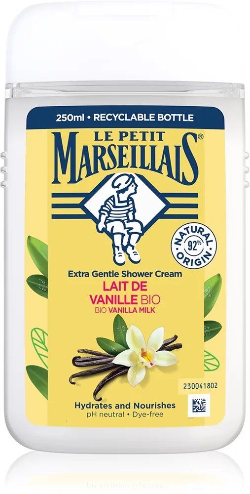Le Petit Marseillais Vanilla Milk BIO Krämig duschgel 250 ml