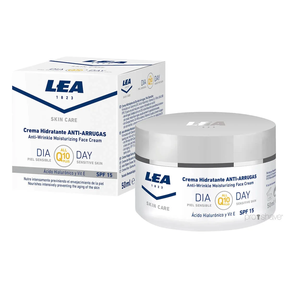 LEA Classic Anti-Wrinkle Moisturizer Day Cream, Q 10 Plus, 50 ml.