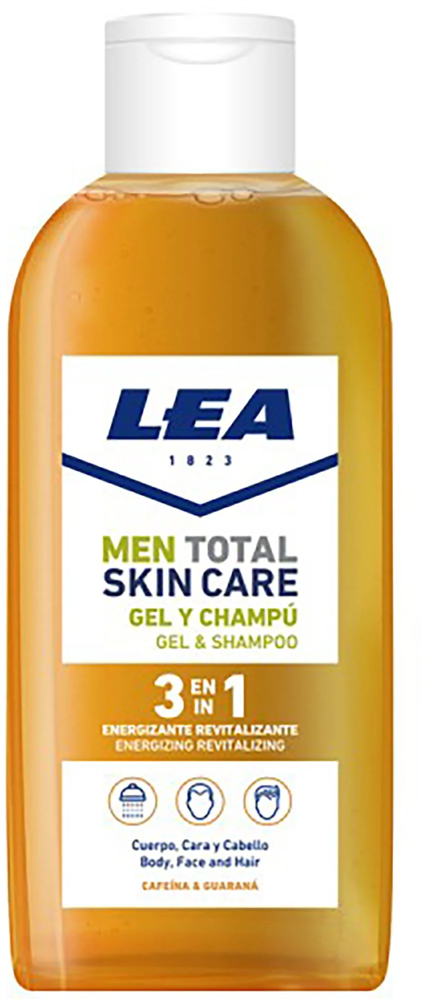 LEA Men Energizing & Revitalizing 3 in 1 Shower Gel and Shampoo 100 ml