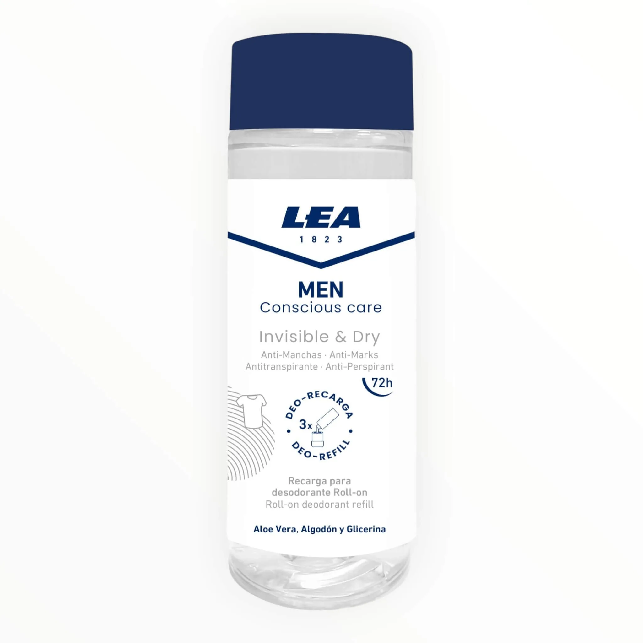 LEA Classic Refill til Roll-on Deodorant, Invisible & Dry, Men, 150 ml.