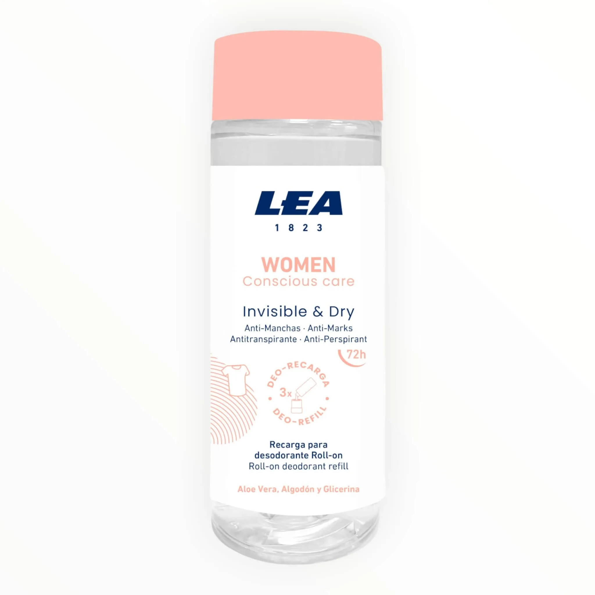 LEA Classic Refill til Roll-on Deodorant, Invisible & Dry, Women, 150 ml.