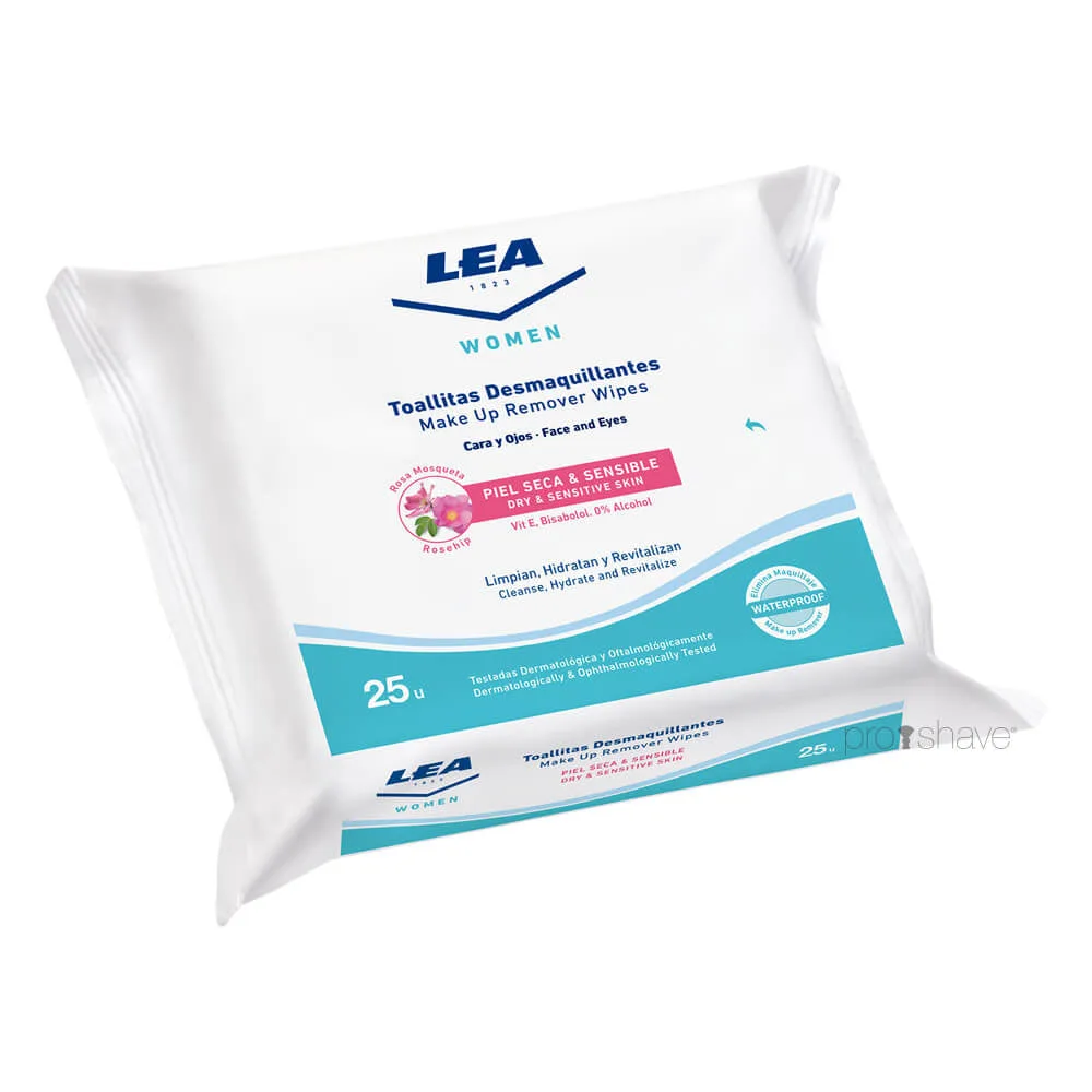 LEA Women Women Make Up Remover Wipes Rosehip