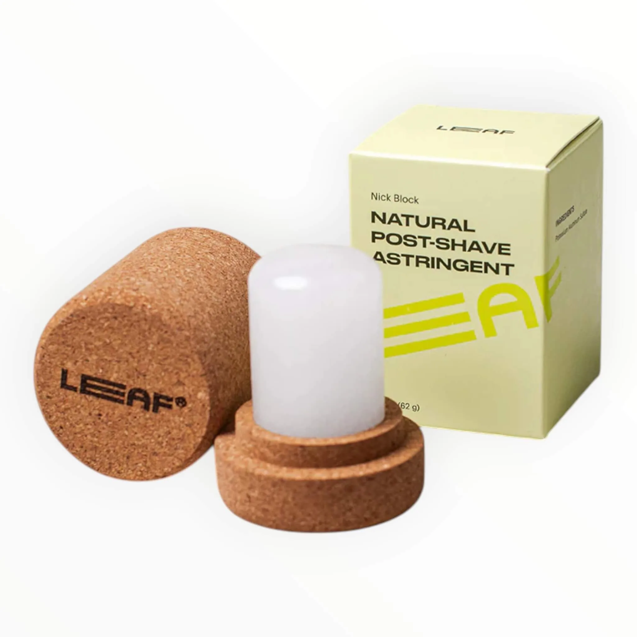 LEAF Shave Alum Nick Block, 100 g.