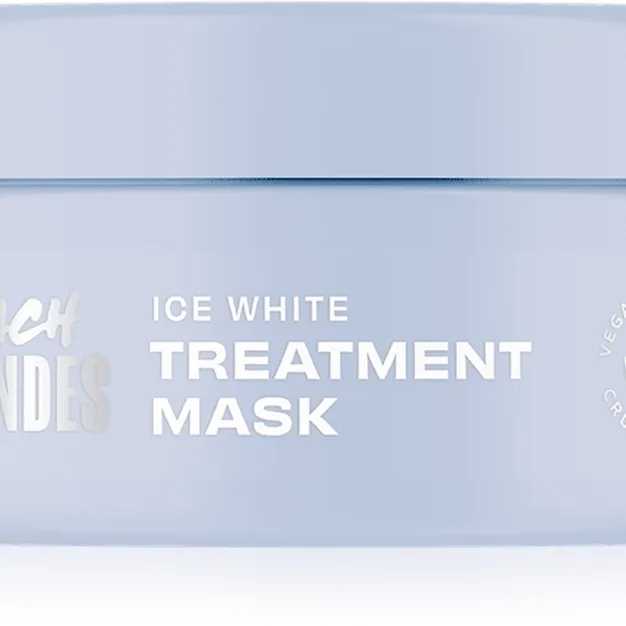 Lee Stafford Bleach Blondes Ice White Mask för hår för neutralisering av gula toner 200 ml