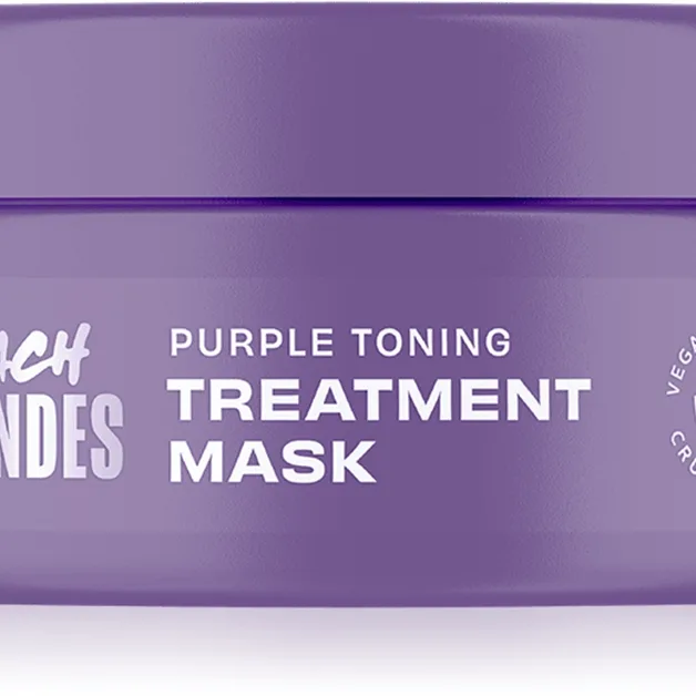 Lee Stafford Bleach Blondes Purple reign Mask för neutralisering av gula toner 200 ml