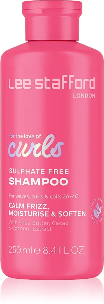 Lee Stafford For The Love Of Curls Shampoo Shampoo Til bølget og krøllet hår 250 ml