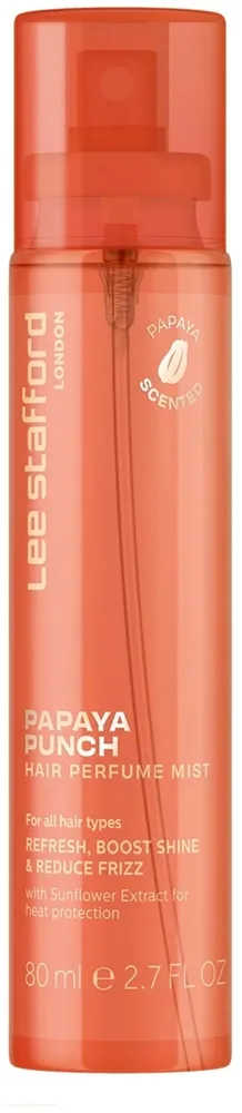 Lee Stafford Hair Perfume Mist hajustettu hiussuihke naisille Papaya Punch 80 kpl