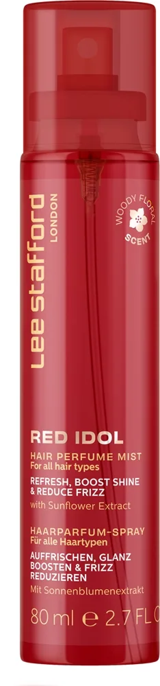 Lee Stafford Hair Perfume Mist hajustettu hiussuihke naisille Red Idol 80 ml